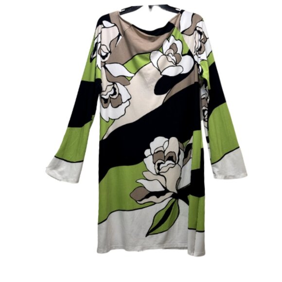 Women Colorful Shift Dress Size L - Picture 2 of 4